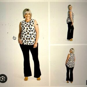 LuLaRoe Cocoa Cheetah Top